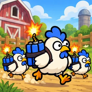 Boom Chickens card art