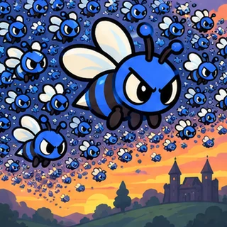 The Swarm card art